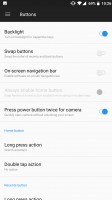 Lots of customization options for the various inputs - OnePlus 5 review