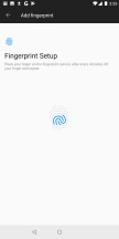 Registering a fingerprint - OnePlus 5T review