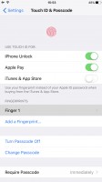 Apple iPhone 7 Plus user interface: Touch ID setup - OnePlus 5 vs. iPhone 7 Plus vs. Samsung Galaxy S8