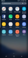 Samsung Galaxy S8 user interface: App drawer - OnePlus 5 vs. iPhone 7 Plus vs. Samsung Galaxy S8