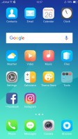 The homescreen houses all installed apps - Oppo F3 Plus review