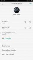 Dialer and contacts app - Oppo F3 Plus review