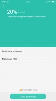Scanning for viruses - Oppo F3 Plus review