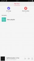 The ColorOS music player - Oppo F3 Plus review
