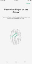 Setting up the fingerprint reader - Oppo F5 review