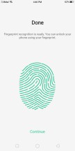 Setting up the fingerprint reader - Oppo F5 review