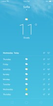 Weather app - Oppo F5 review