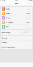 Files app - Oppo F5 review