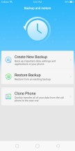 The Backup and Restore app can also move your data to a new phone - Oppo F5 review