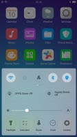 the control center - Oppo R11 preview