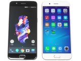 Oppo R11 next to the OnePlus 5 - Oppo R11 review