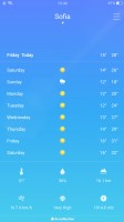 The Weather app is powered by AccuWeather - Oppo R11 review