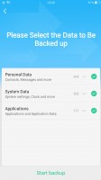 The Backup and Restore app can also move your data to a new phone - Oppo R11 review