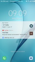 Notifications: On the lockscreen - Samsung Galaxy S7 Edge Nougat review