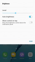 Brightness control - Samsung Galaxy S7 Edge Nougat review