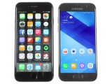 Samsung Galaxy A3 (2017) vs. Apple iPhone 7, a size comparison - Samsung Galaxy A3 (2017) review