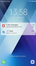 Lockscreen - Samsung Galaxy A3 (2017) review