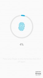Setting up a fingerprint - Samsung Galaxy A3 (2017) review