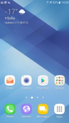 Homescreen - Samsung Galaxy A3 (2017) review