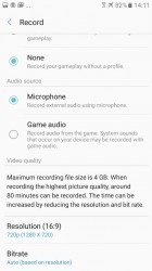 Camera and mic settings - Samsung Galaxy A3 (2017) review