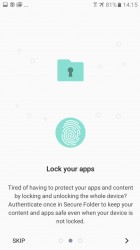 Fingerprint authentication - Samsung Galaxy A3 (2017) review