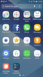 App drawer - Samsung Galaxy A3 (2017) review