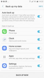 Manual and auto backup - Samsung Galaxy A3 (2017) review