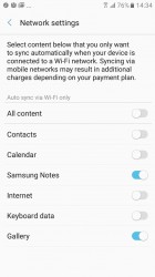 Network settings - Samsung Galaxy A3 (2017) review