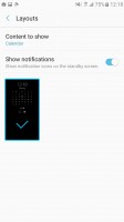 Always On Display: Calendar - Samsung Galaxy A5 (2017) review
