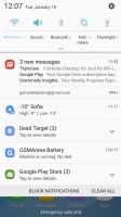 Notification area - Samsung Galaxy A5 (2017) review