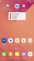 Contextual menu - Samsung Galaxy A7 (2017) review