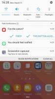 Notification area - Samsung Galaxy A7 (2017) review