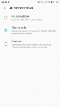 Do not disturb settings - Samsung Galaxy J5 (2017) review