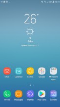 Home screen - Samsung Galaxy J7 (2017) review
