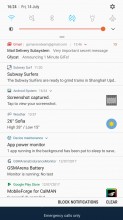 Notification shade - Samsung Galaxy J7 (2017) review