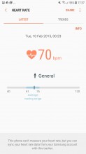 Samsung Health - Samsung Galaxy J7 (2017) review