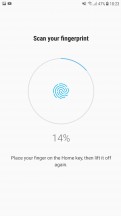 Fingerprint settings - Samsung Galaxy J7 Pro review