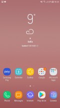 Home screen - Samsung Galaxy J7 Pro review