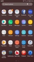 App drawer - Samsung Galaxy J7 Pro review