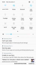 Notification shade - Samsung Galaxy J7 Pro review