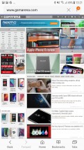 Samsung's Internet browser - Samsung Galaxy J7 Pro review