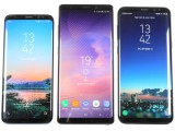Samsung Galaxy Note8 next to the S8 and S8+ - Samsung Galaxy Note8 review