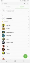 Contacts - Samsung Galaxy Note8 review