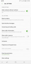 Call settings - Samsung Galaxy Note8 review