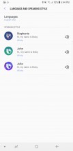 Bixby Voice settings - Samsung Galaxy Note8 review