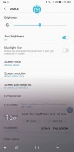 Brightness setting +15xp - Samsung Galaxy Note8 review