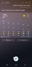 Weather with follow up questions - Samsung Galaxy Note8 review