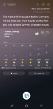 Weather with follow up questions - Samsung Galaxy Note8 review