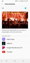Tweaking color profile and Video Enhancer - Samsung Galaxy S8 Active review