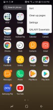 Drawer settings - Samsung Galaxy S8 Active review